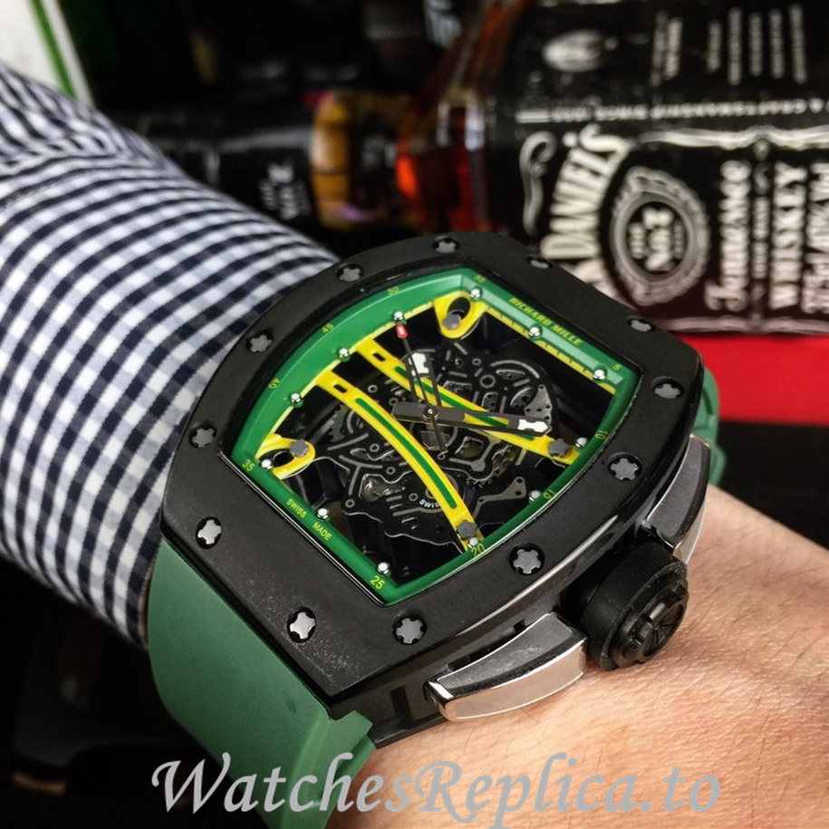 Richard Mille Replica RM61-01 Rubber strap 50MM - WatchesReplica.is