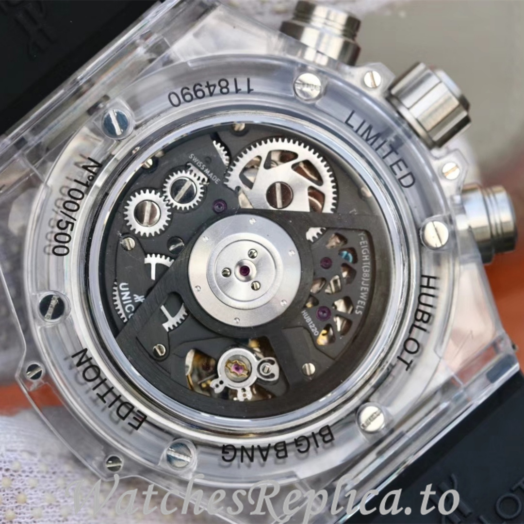 Hublot Replica 411.JX.4802.RT Rubber strap 45MM - WatchesReplica.is