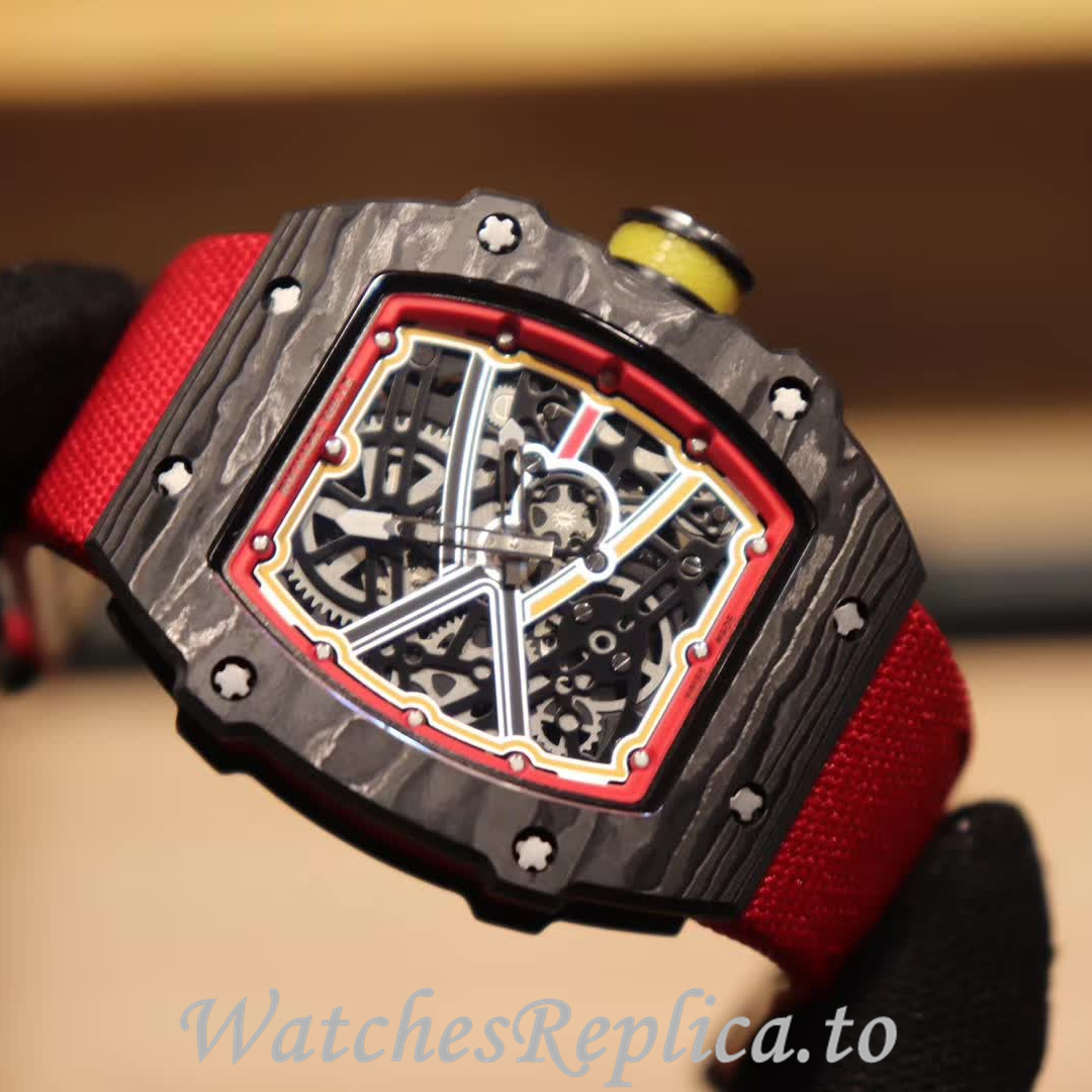 Richard Mille Replica RM67-02 Canvas strap 38.70x47.52MM - WatchesReplica.is