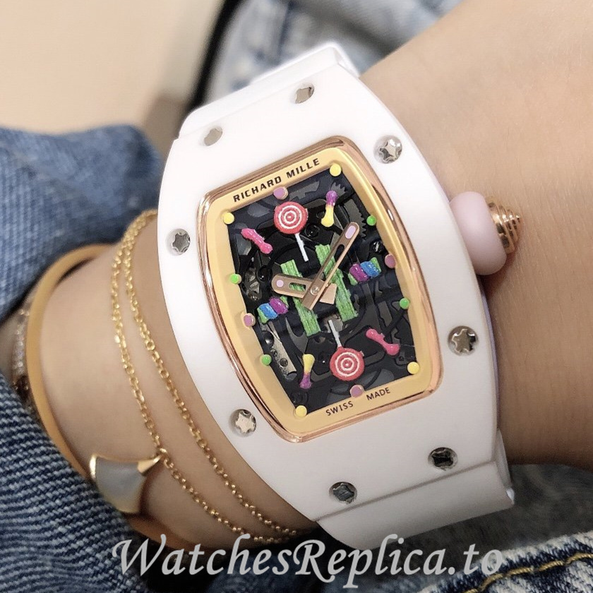 Richard Mille Replica RM37-01 Rubber strap 52.65x34.40MM - WatchesReplica.is