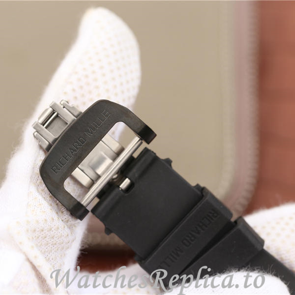 Richard Mille Replica RM011 Rubber strap 50MM - WatchesReplica.is