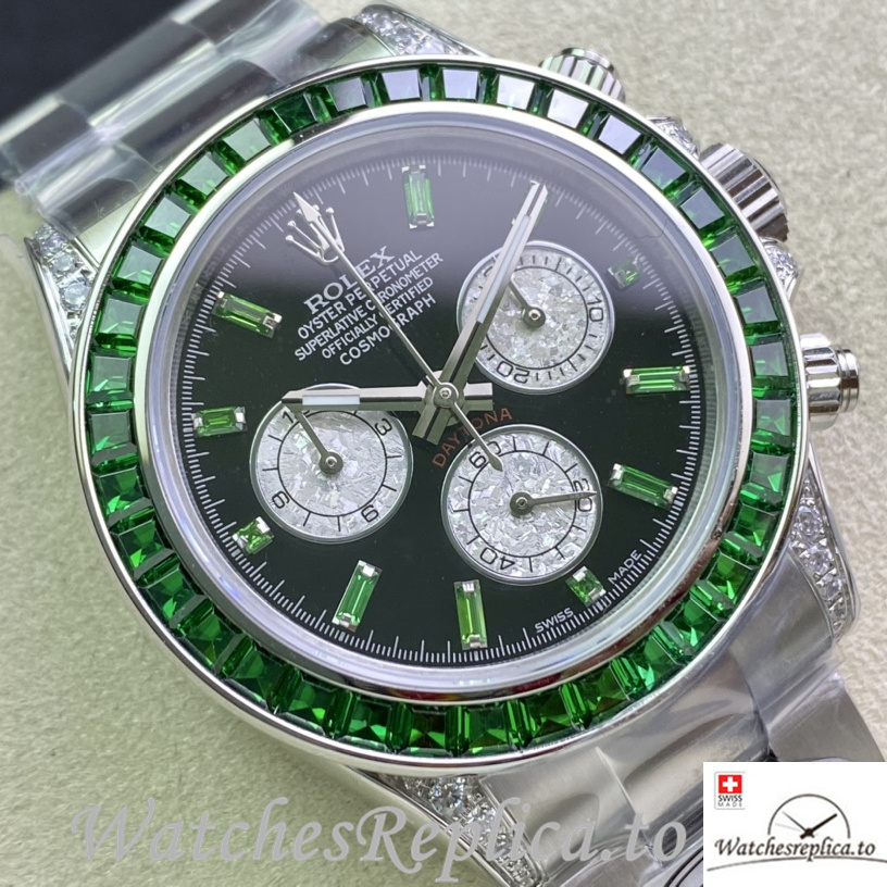 Swiss Rolex Daytona 116598RBOW Replica Stainless steel strap 40MM - WatchesReplica.is