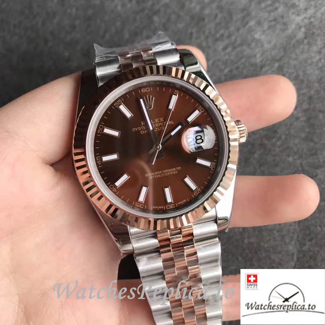 Swiss Rolex Datejust Replica 126331 Stainless steel strap 41MM - WatchesReplica.is