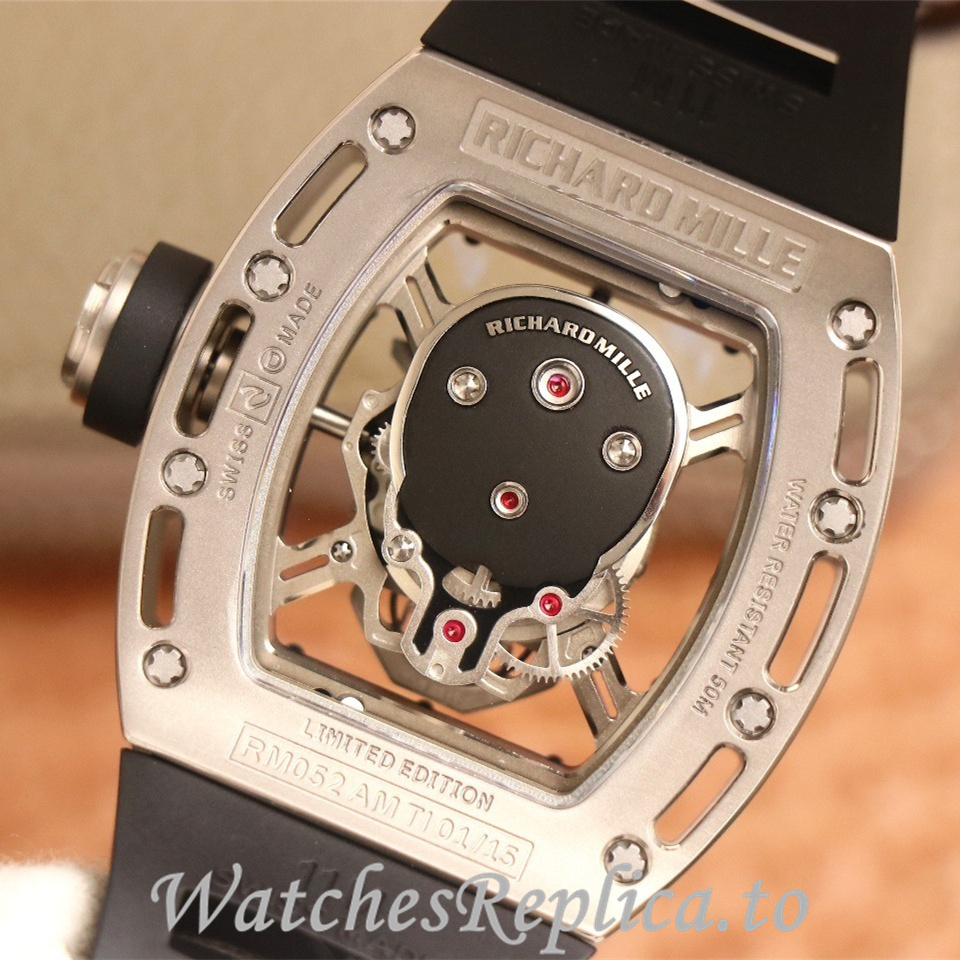 Richard Mille Replica RM052 Rubber strap 50MM - WatchesReplica.is