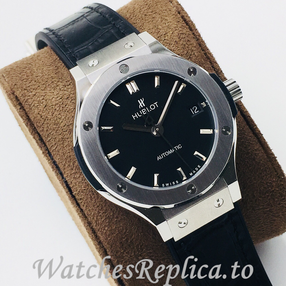 Hublot Replica Classic-Fusion-Series Leather strap 38MM - WatchesReplica.is