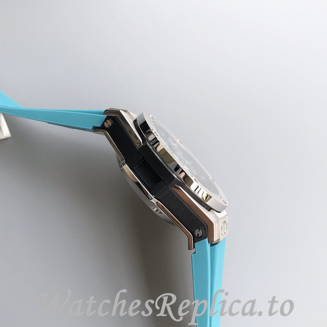 Hublot Replica Paraiba BIG BANG series Rubber strap 45MM - WatchesReplica.is
