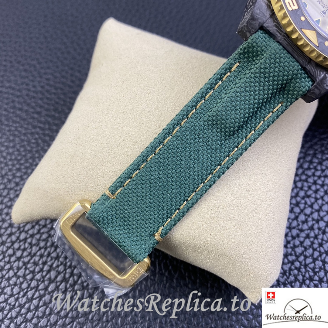 Swiss Rolex GMT Master Electro Carbon Carbon fiber strap 40MM - WatchesReplica.is