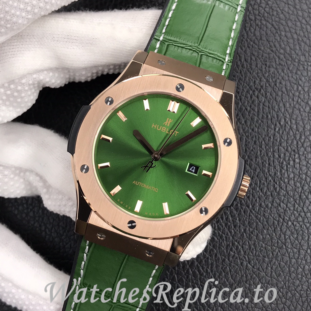 Hublot Replica Classic Fusion Series Leather strap 45MM - WatchesReplica.is