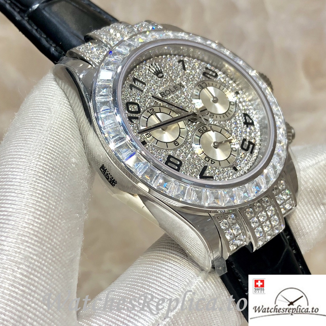 Swiss Rolex Daytona 116599 Replica Leather strap 40MM - WatchesReplica.is