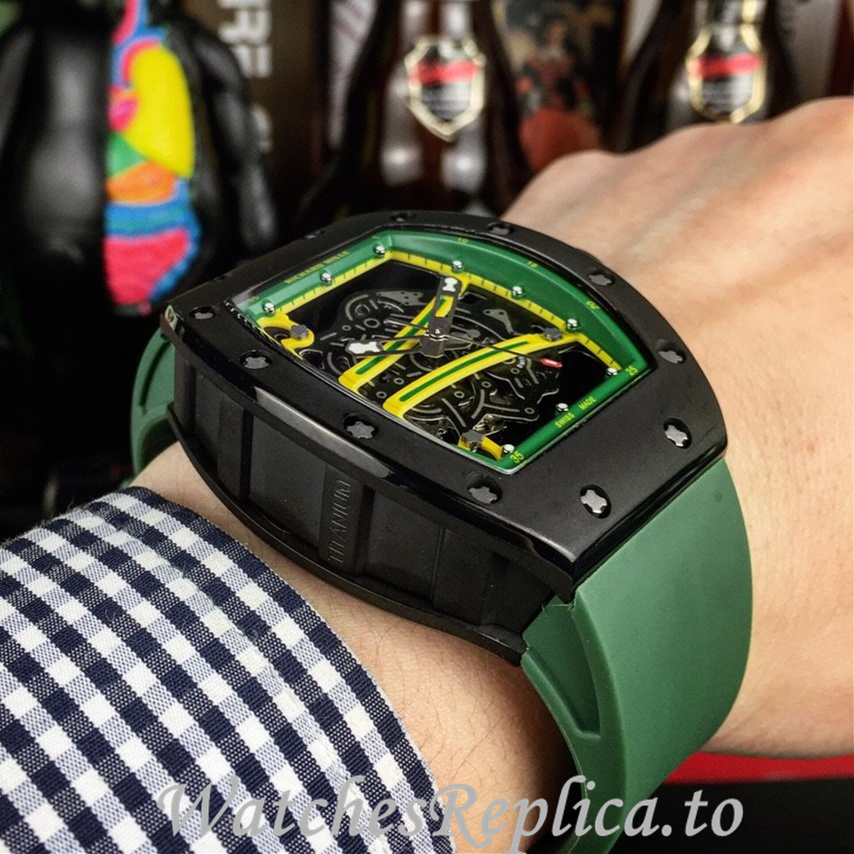 Richard Mille Replica RM61-01 Rubber strap 50MM - WatchesReplica.is