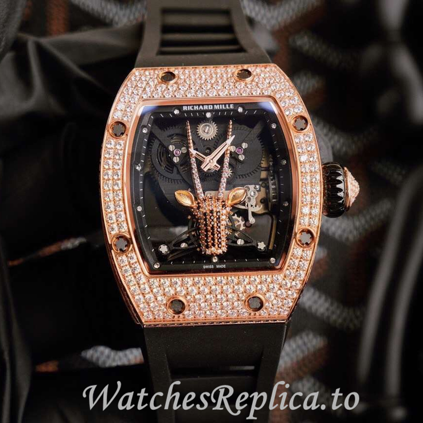 Richard Mille Replica RM53 Rubber strap 50MM - WatchesReplica.is