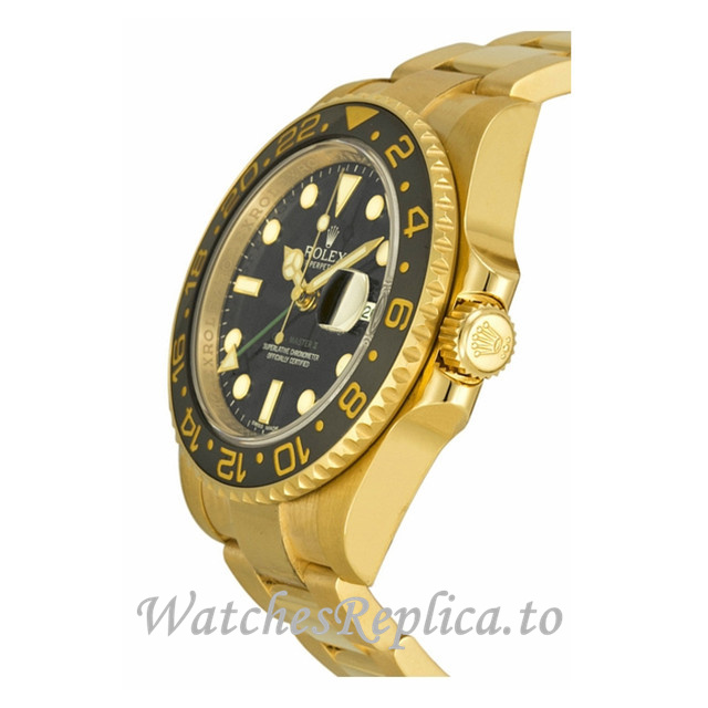 Replica Rolex GMT-Master 116718 LN BL 40MM - WatchesReplica.is