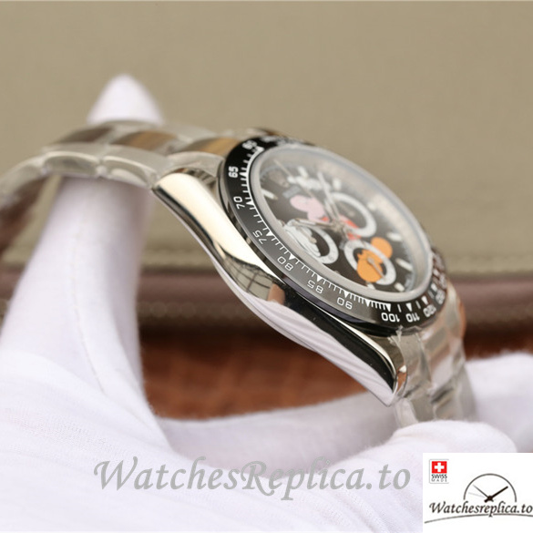 Swiss Rolex Daytona Replica 116598RBOW Stainless steel strap 40MM - WatchesReplica.is