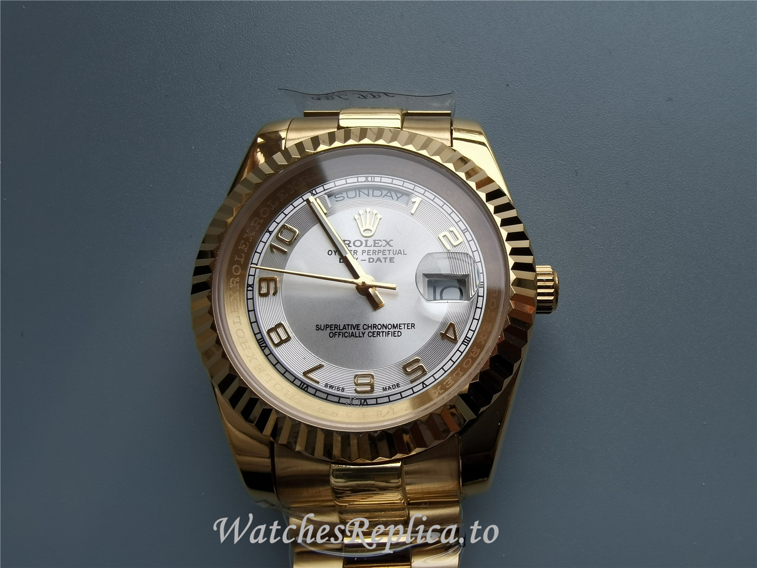 Rolex Day-Date II Ivory Dial 218238 - WatchesReplica.is