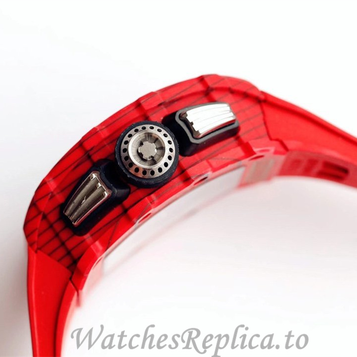 Richard Mille Replica RM011 Rubber strap 50MM - WatchesReplica.is