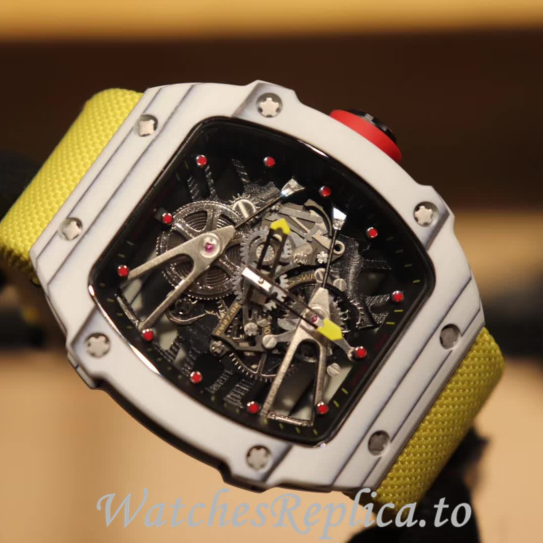 Richard Mille Replica RM27-02 Canvas strap 49MM - WatchesReplica.is