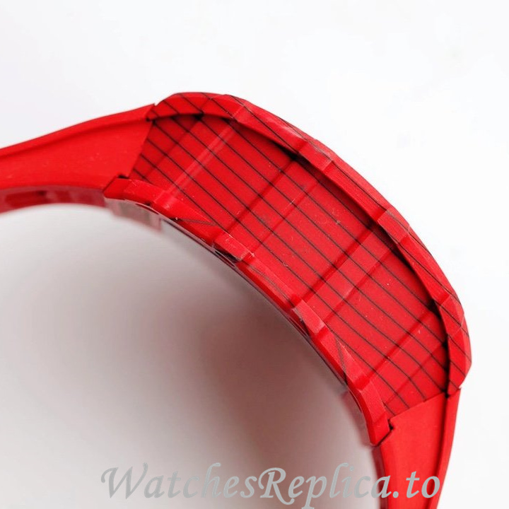 Richard Mille Replica RM011 Rubber strap 50MM - WatchesReplica.is