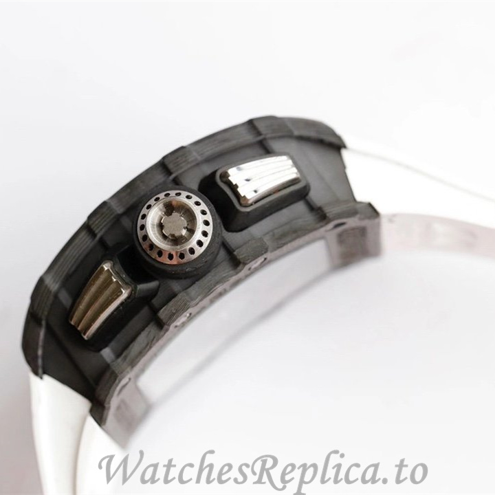 Richard Mille Replica RM011 Rubber strap 50MM - WatchesReplica.is
