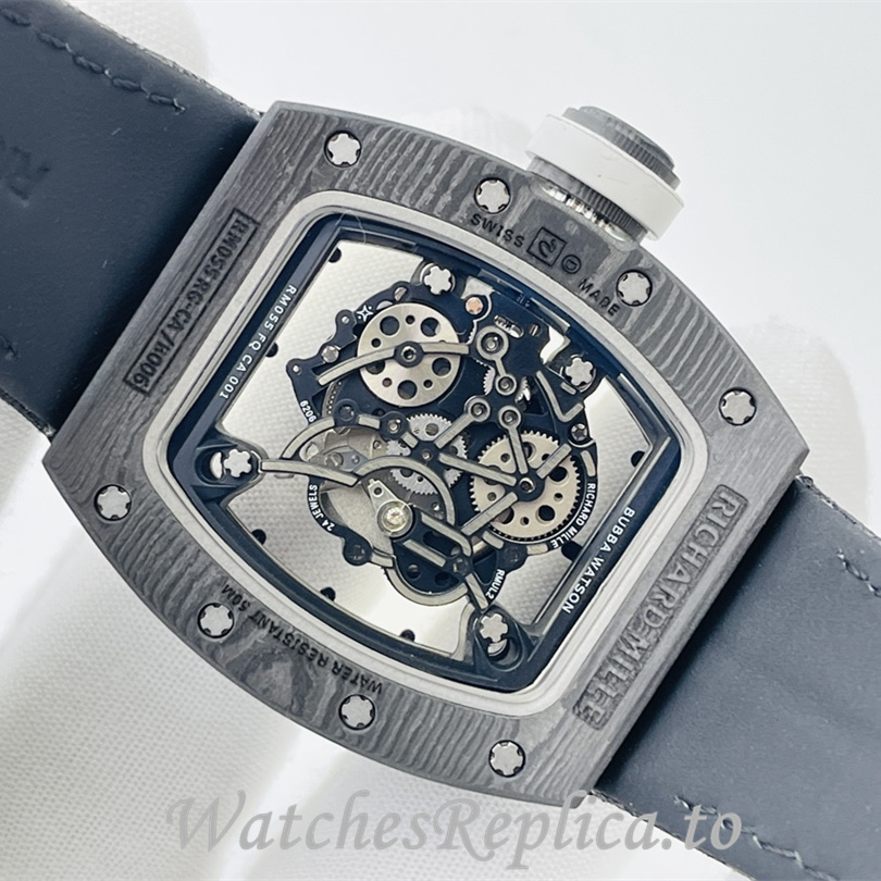 Richard Mille Replica RM055 Canvas strap 50MM - WatchesReplica.is