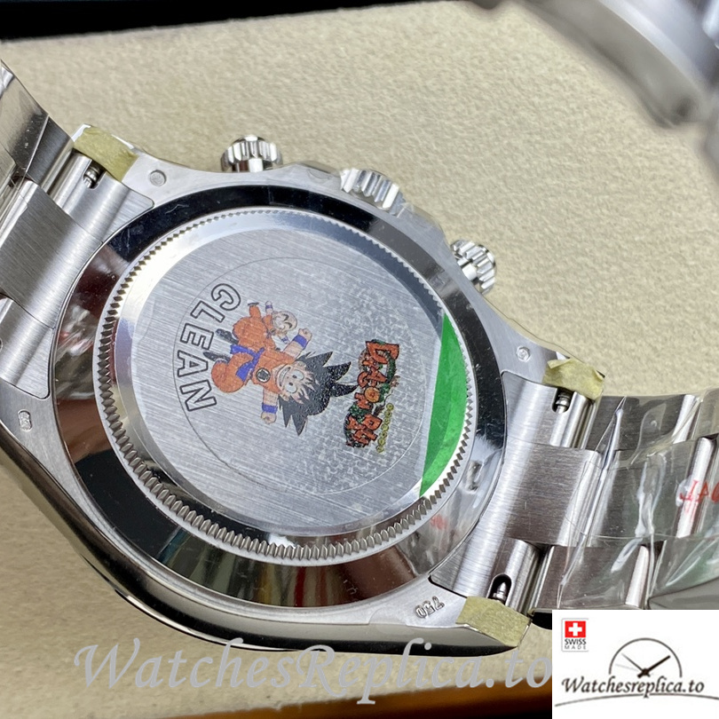 Swiss Rolex Daytona Replica 116509 Stainless steel strap 40MM Black Dial Numbers Marks - WatchesReplica.is