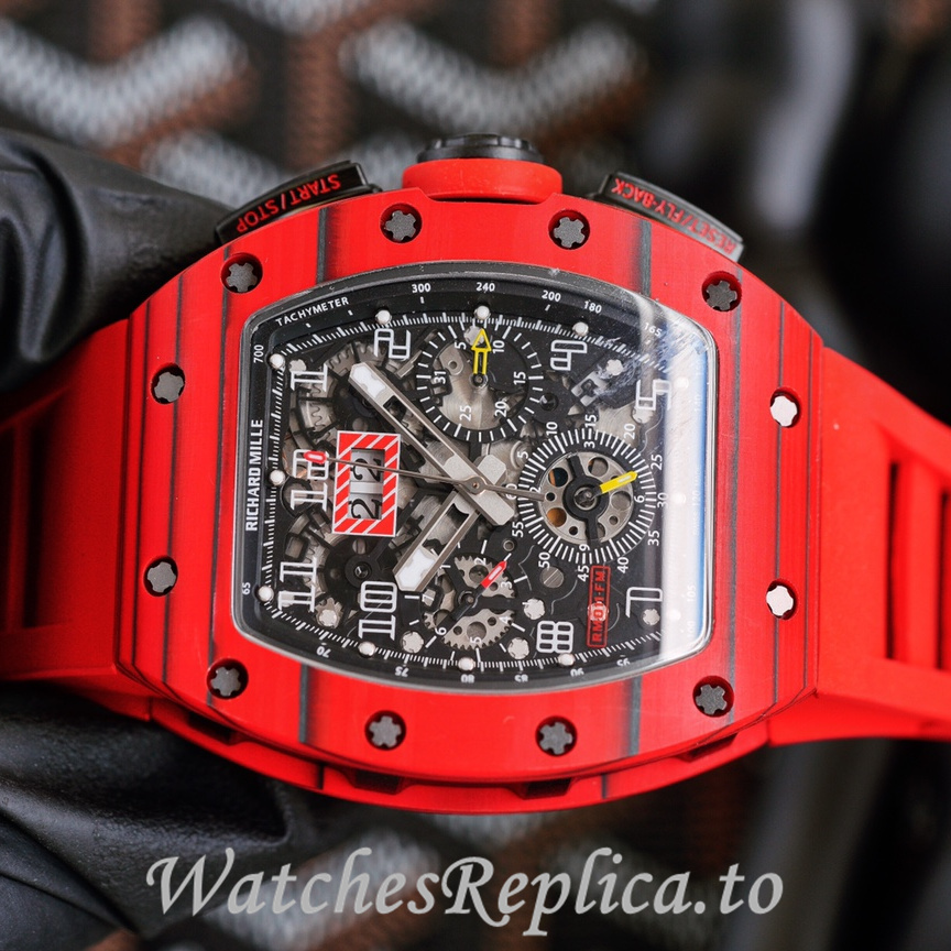 Richard Mille Replica RM11-03 Rubber strap 50MM - WatchesReplica.is