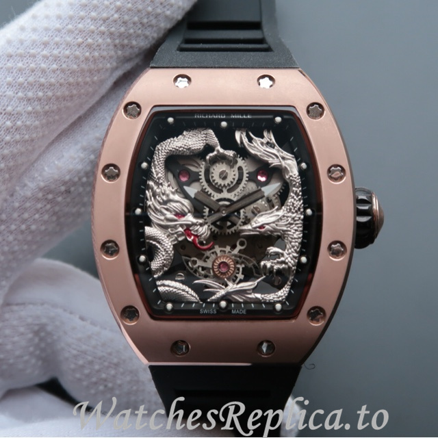 Richard Mille Replica RM57-01 Rubber strap 50MM - WatchesReplica.is