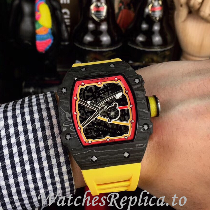 Richard Mille Replica RM67-02 Rubber strap 38.70x47.52MM - WatchesReplica.is