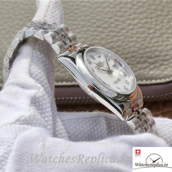 Swiss Rolex Datejust Replica 126200 Stainless steel strap 36MM - WatchesReplica.is