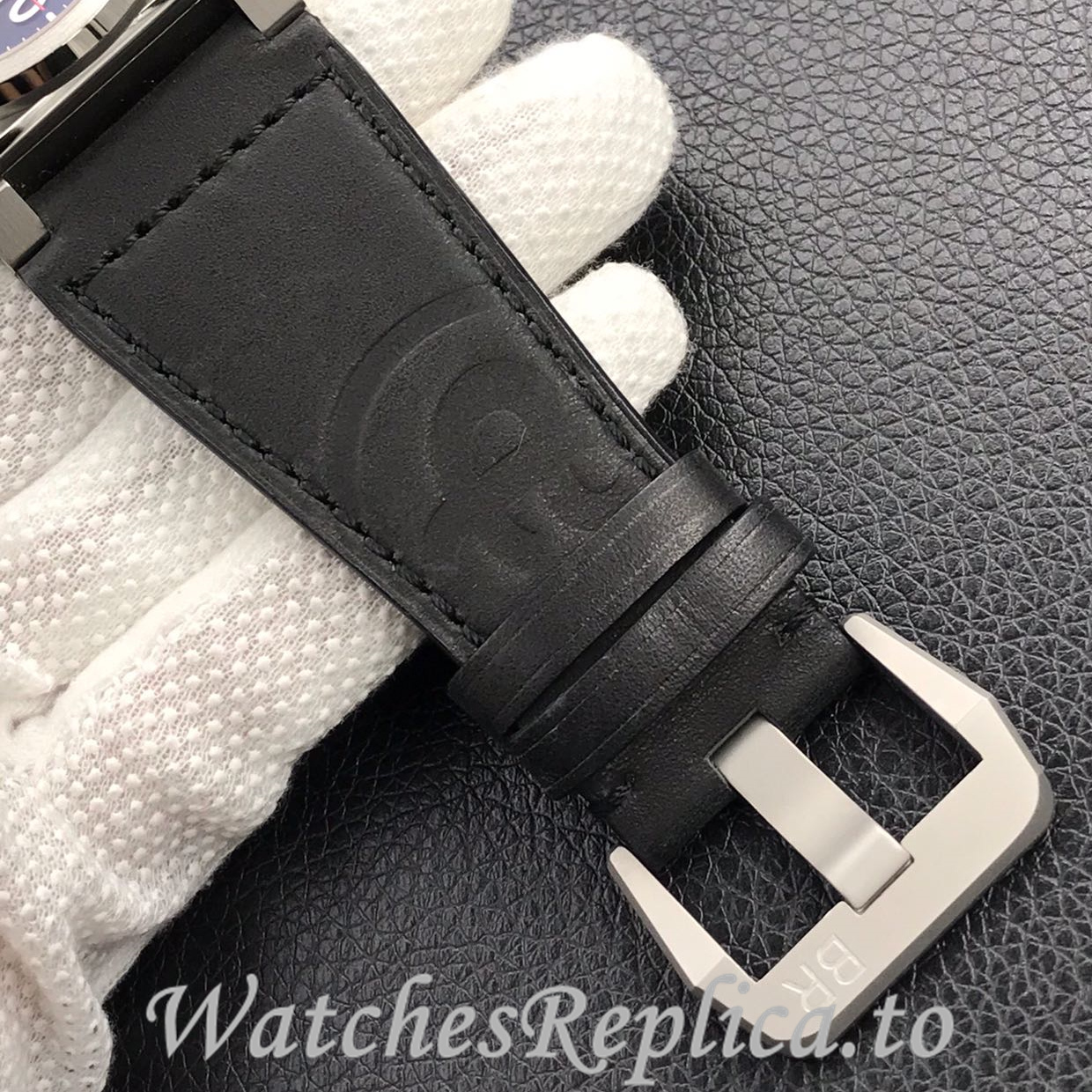 Bell Ross Replica BR 03 BR03-94 Leather strap 42MM - WatchesReplica.is