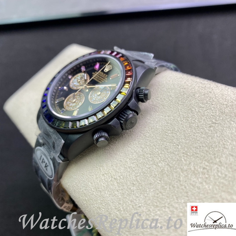 Swiss Rolex Daytona 116598RBOW Replica Stainless steel strap 40MM - WatchesReplica.is
