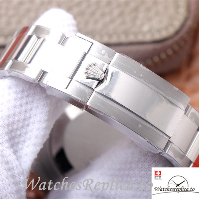 Swiss Rolex GMT-Master Replica Stainless steel strap 40MM - WatchesReplica.is