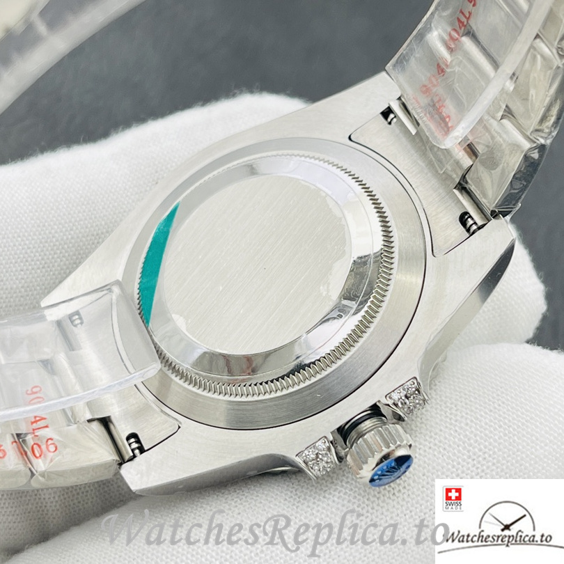 Swiss Rolex Submariner Replica Stainless steel strap 40MM Black Dial - WatchesReplica.is