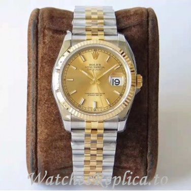 Swiss Rolex Datejust Replica 116233 Stainless steel strap 36MM - WatchesReplica.is