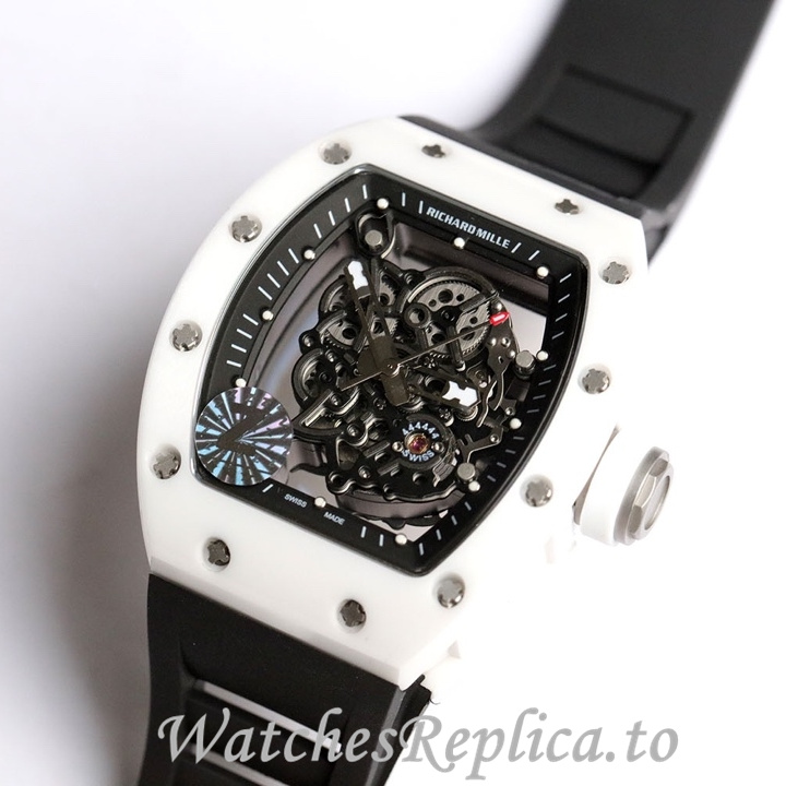 Richard Mille Replica RM055 Rubber strap 50MM - WatchesReplica.is