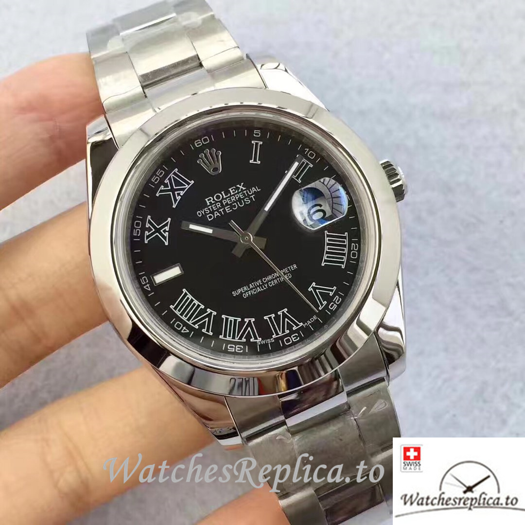 Swiss Rolex Datejust Replica 116300 Stainless steel strap 41MM - WatchesReplica.is