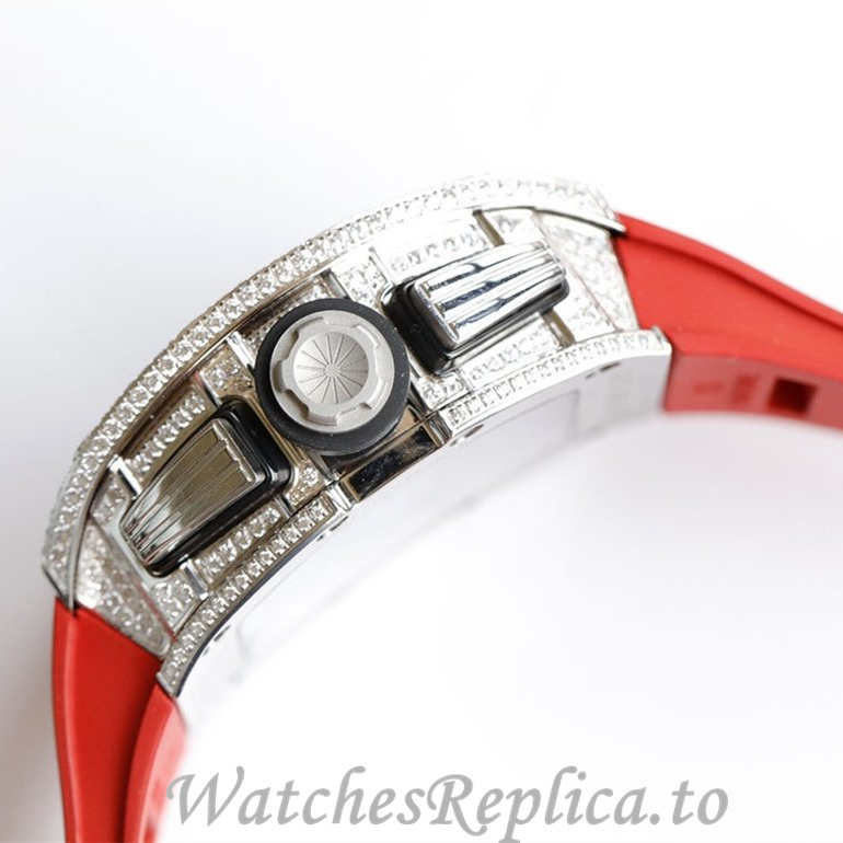 Richard Mille Replica RM011 Rubber strap 50MM - WatchesReplica.is