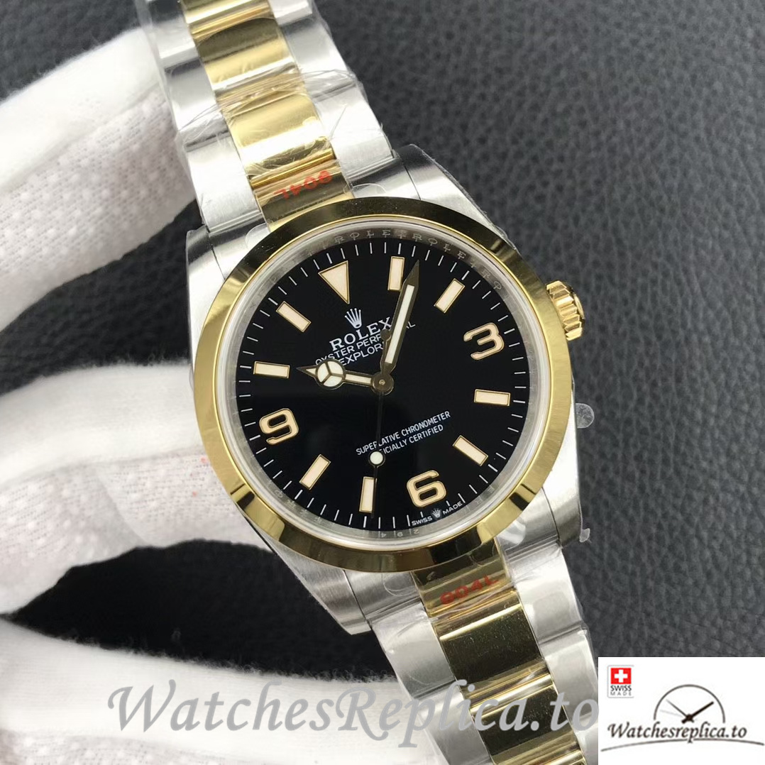 Swiss Rolex Explorer Replica 124273 Stainless steel strap 36MM - WatchesReplica.is