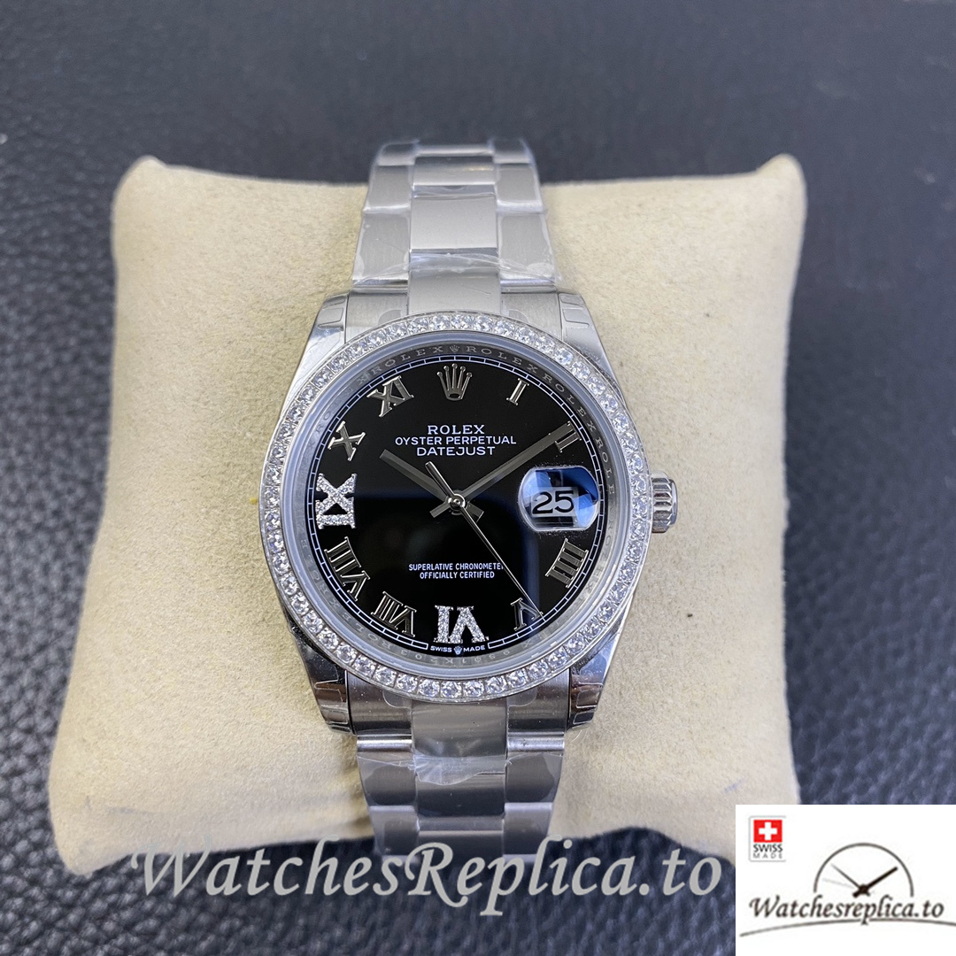 Swiss Rolex Datejust Replica 126233 Stainless steel strap 36MM - WatchesReplica.is