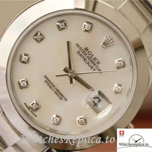 Swiss Rolex Datejust Replica 126300 Stainless steel strap 41MM - WatchesReplica.is
