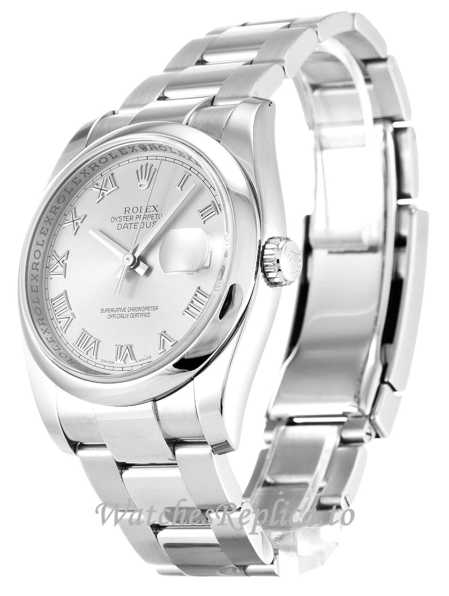 Rolex Datejust Silver Dial 116200 - WatchesReplica.is