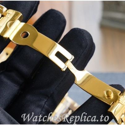 Swiss Rolex Day Date Replica 218238 Yellow Gold strap 40MM - WatchesReplica.is