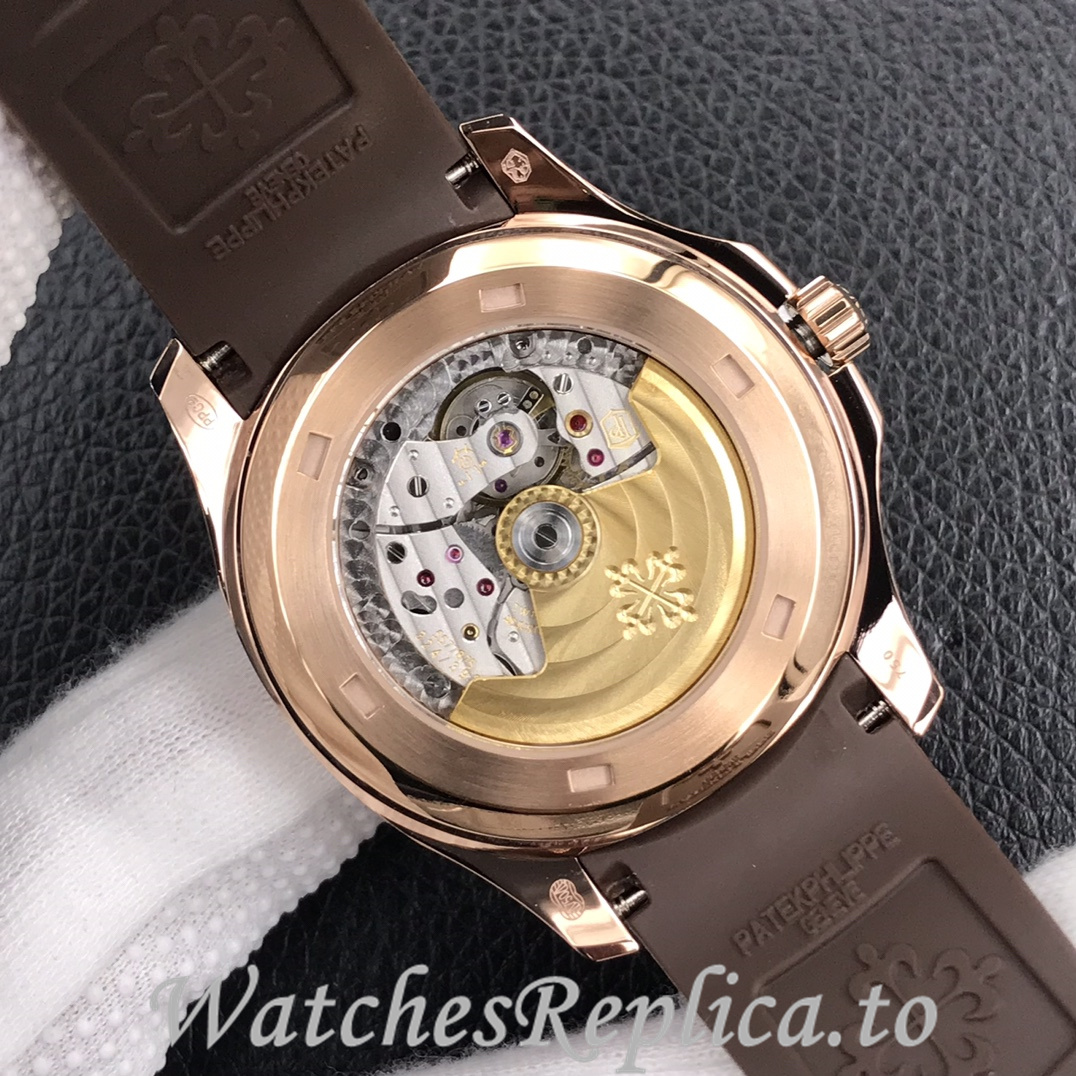Patek Philippe Replica Aquanaut 5167 Rubber strap 40MM - WatchesReplica.is