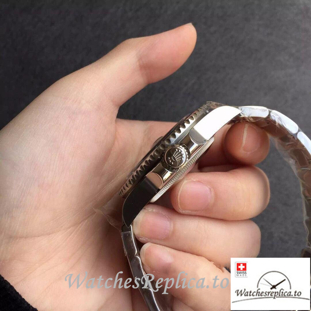 Swiss Rolex GMT-Master Replica 116710LN Stainless steel strap 40MM - WatchesReplica.is