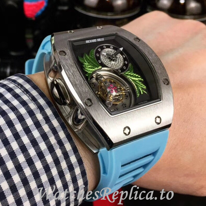 Richard Mille Replica RM19 Rubber strap 50MM - WatchesReplica.is