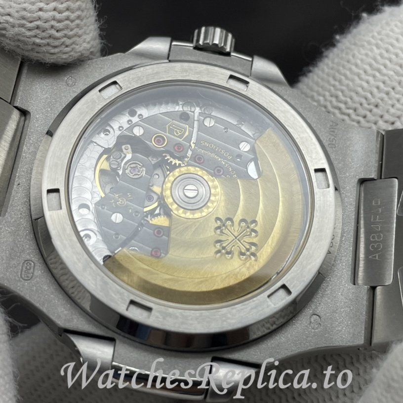 Patek Philippe Replica Nautilus Stainless steel strap 40.5MM - WatchesReplica.is