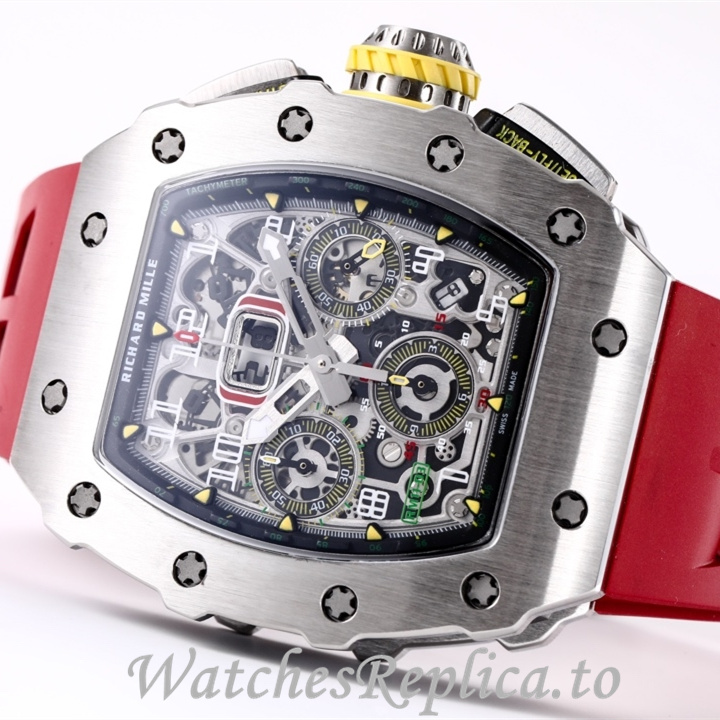 Richard Mille Replica RM11-03 Rubber strap 50MM - WatchesReplica.is