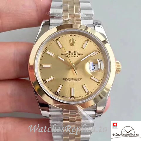 Swiss Rolex Datejust Replica 126303 Stainless steel strap 41MM - WatchesReplica.is