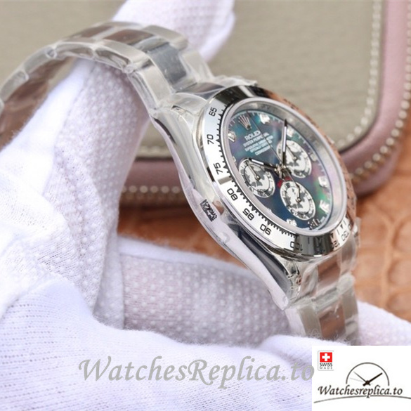 Swiss Rolex Daytona Replica 116509 Stainless steel strap 40MM - WatchesReplica.is