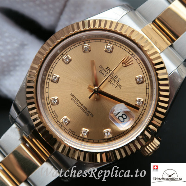 Swiss Rolex Datejust 126333 Stainless steel strap 41MM - WatchesReplica.is