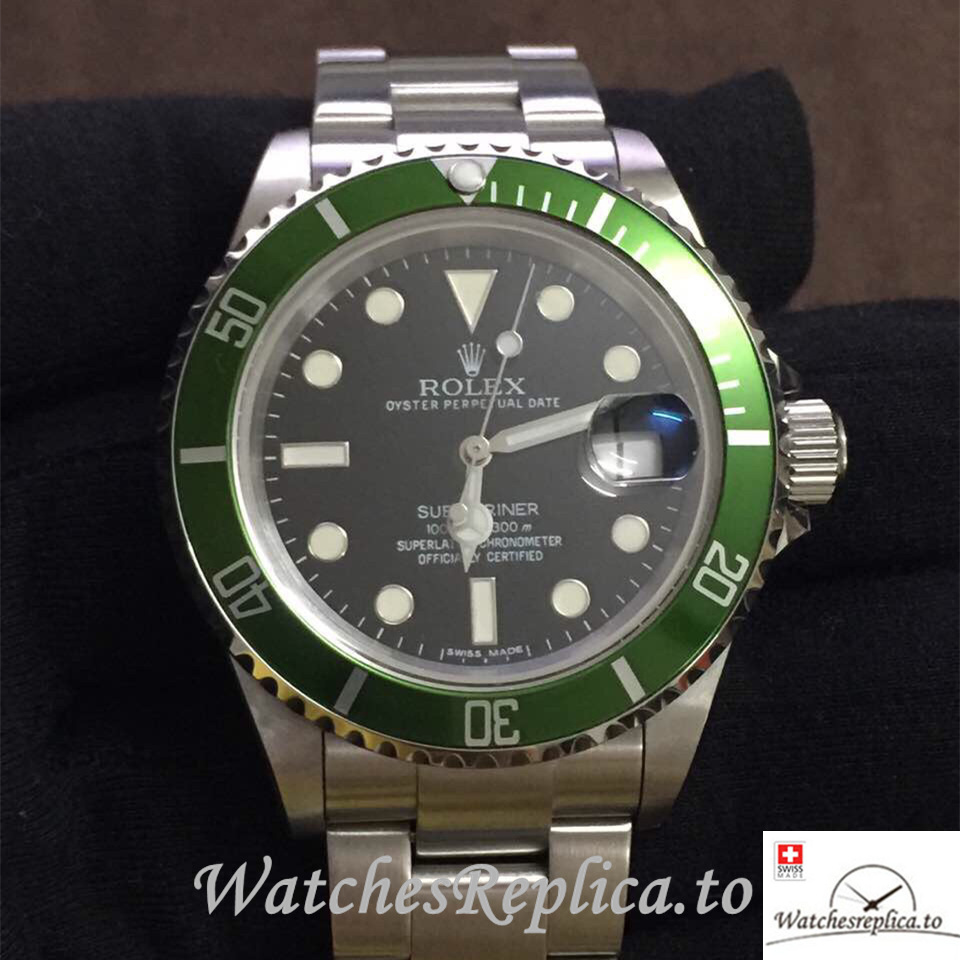 Swiss Rolex Submariner 116610LV-93250 Stainless steel strap 40MM - WatchesReplica.is